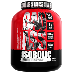 Протеїн ізолят + креатин моногідрат, BAD ASS, Isobolic - 2 кг 