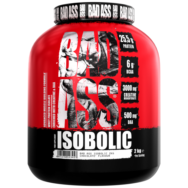 Протеин изолят + креатин моногидрат, BAD ASS, Isobolic - 2 кг