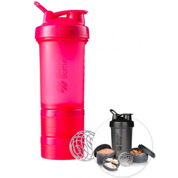 Шейкер Blender Bottle ProStak c шариком - 650 мл Pink