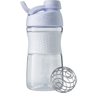 Шейкер SM с шариком, Blender Bottle, TWIST 590 мл - Белый