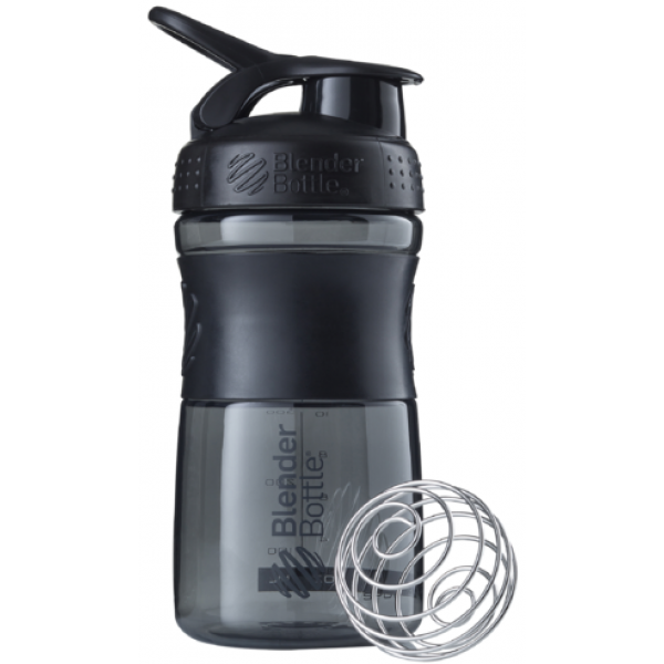 Шейкер з кулькою, Blender Bottle, SportMixer - 590 мл - Black