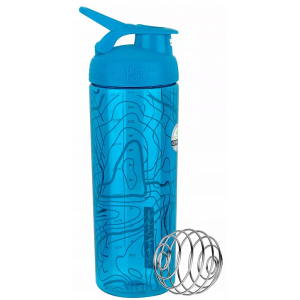  Шейкер Blender Bottle, SportMixer Sing Sleek - 820 мл - aqua topt flow