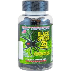 Жироспалювач сильнодіючий, Cloma Pharma, Black Spider - 100 капс