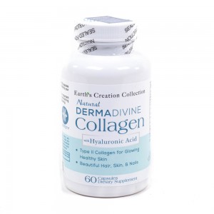 Колаген з гіалуроновою кислотою, Earth Creation, Derma Divine Collagen - 90 капс