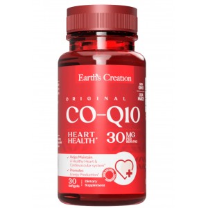 Коензим Q10 (30 мг), Earths Creation, Co-Q 10 30 мг - 30 гель капс
