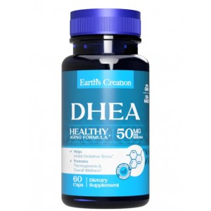 Дегідроепіандростерон DHEA 50 мг, Earths Creation, DHEA 50 мг - 60 капс
