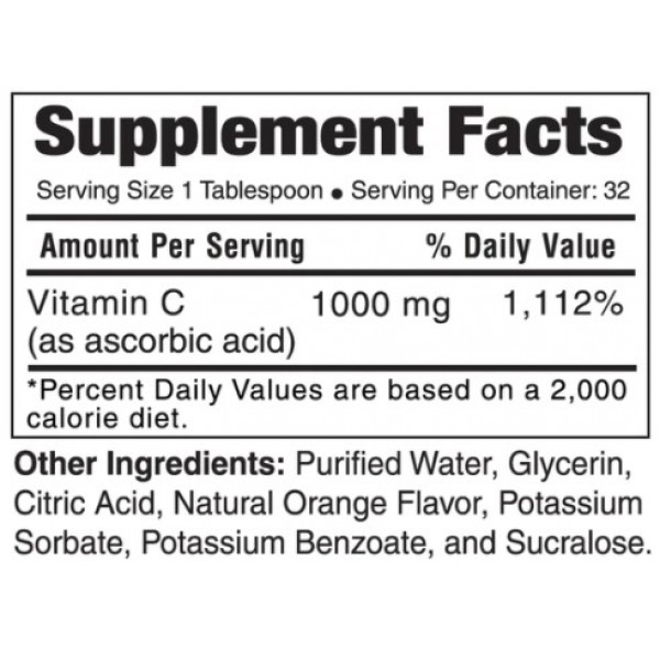 Вітамін С 1000 мг в рідкій формі, Earths Creation, Liquid Vitamin C 1000 мг - 473 мл