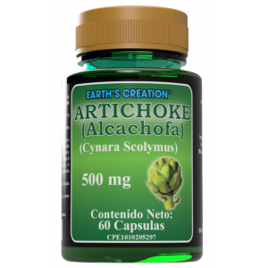Артишок, Earth's Creation, Artichoke 500 мг - 60 капс