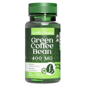 Экстракт зеленых кофейных зерен, Earths Creation, Green Coffee G50 400 мг - 60 капс