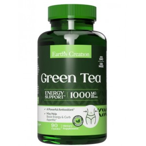 Екстракт зеленого чаю, Earths Creation, Green Tea G45 - 60 капс