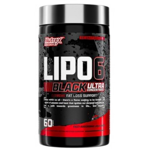 Жироспалювач багатокомпонентний, Nutrex Research, Lipo-6 Black UC Extreme WLS - 60 гель капс