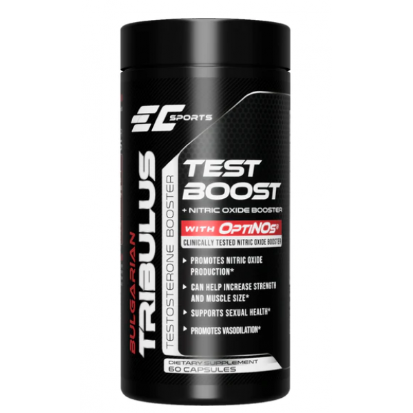 Тестобустер для чоловіків, Earths Creation, EC Sports Bulgarian Tribulus Testosterone Booster - 60 капс