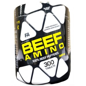 Яловичі амінокислоти, Fitness Authority, Beef Amino - 300 таб