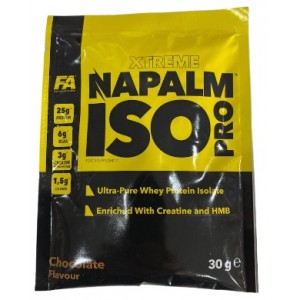 Протеїн ізолят + креатин, НМВ,  (пробник), Fitness Authority, Napalm Iso Pro - 30 г