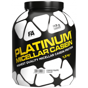 Міцелярний казеїн (нічний білок), Fitness Authority, Platinum Micellar Casein 1.5  кг - шоколад