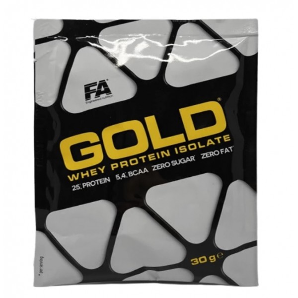 Протеїн ізолят сироватковий (разова порція), Fitness Authority, Gold Whey Protein Isolate - 33 г