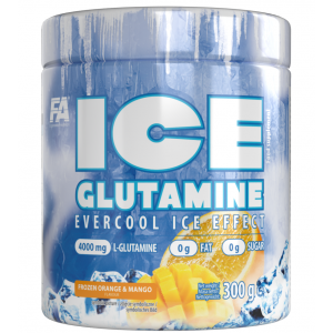 Глютамин со вкусом, Fitness Authority, Ice Glutamine - 300 г - Апельсин-Манго