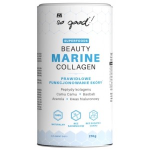 Морський колаген + Гіалуронова кислота, Fitness Authority, So good! Beauty Marine Collagen - 210 г