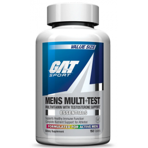 Витаминно-минеральный комплекс для мужчин, GAT, Mens Multi+Test - 150 таб