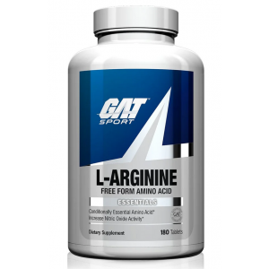Л-Аргинин 1000 мг, GAT, L-Arginine 180 таб