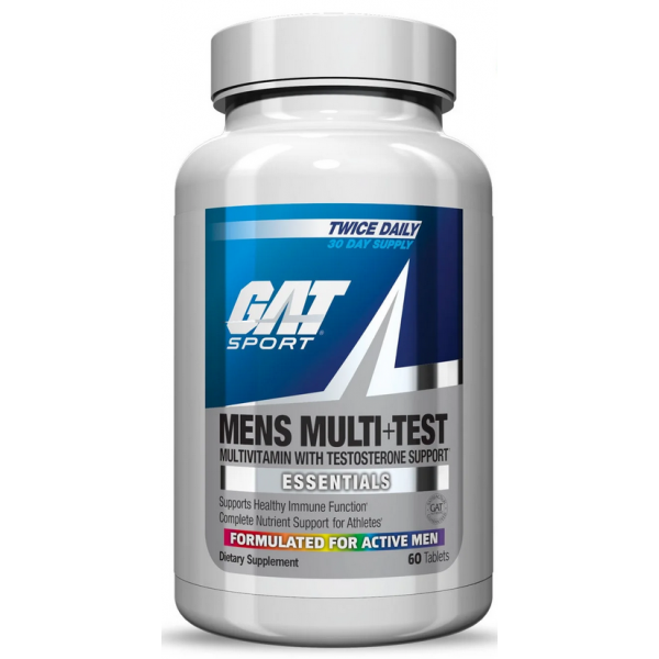 Вітамінно-мінеральний комплекс для чоловіків, GAT, Men's Multi+Test - 60 таб