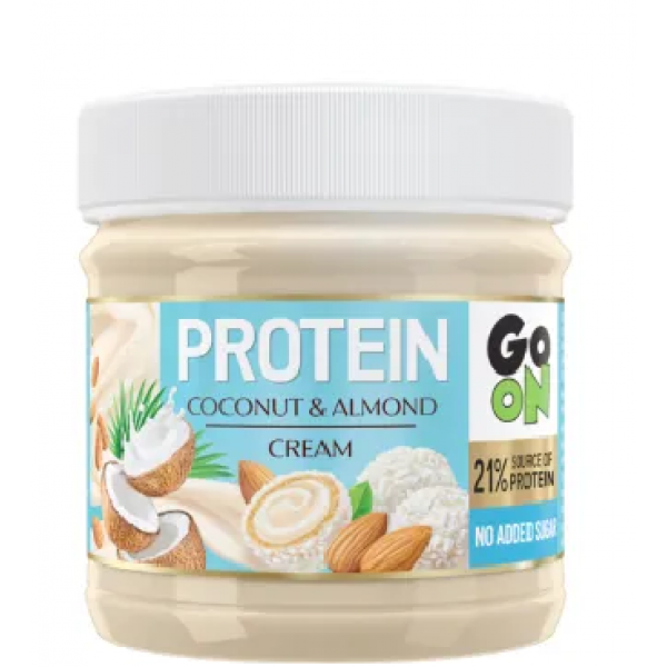 Протеїновий кокосово-мигдальний крем (без цукру), GoOn Nutrition, Protein Coconut&Almond Cream - 180 г