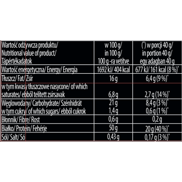 Високобілковий протеїновий батончик, GoOn Nutrition, Protein Bar 50% 40 г - Cookie Cream