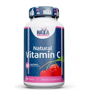 Натуральный витамин С из органических фруктов Ацеролы, HAYA LABS, Natural Vitamin C from Organic Acerola - 60 таб 