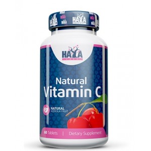 Натуральний вітамін С із органічних фруктів Ацероли, Haya Labs, Natural Vitamin C from Organic Acerola - 60 таб 