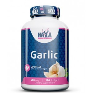 Чеснок без запаха (в виде чесночного масла), HAYA LABS, Odorless Garlic 500 мг - 120 гель капс