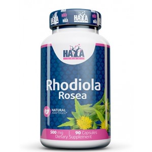 Екстракт Родіоли рожевої 500 мг, HAYA LABS, Rhodiola Rosea Extract 500 мг - 90 капс