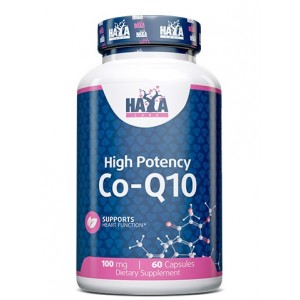 Коензим Q10 100 мг, HAYA LABS, High Potency Co-Q10 100 мг - 60 веган капс