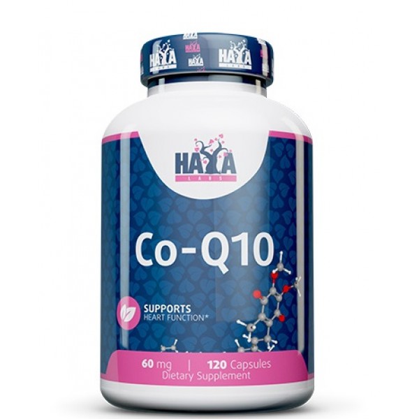 Коензим Q10 60 мг, HAYA LABS, Co-Q10 60 мг - 120 капс