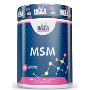 Метилсульфонілметан (МСМ) 500 мг, HAYA LABS, MSM 500 мг - 180 капс