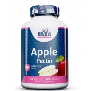 Яблочный пектин (Клетчатка), HAYA LABS, Apple Pectin 500 мг - 100 капс