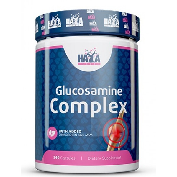 Глюкозамін, Хондроїтін, МСМ, HAYA LABS, Glucosamine Chondroitin & MSM Complex - 240 капс