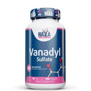 Ванадил сульфат 10 мг, HAYA LABS, Vanadyl Sulfate 10 мг- 100 таб