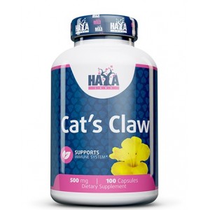 Кошачий коготь, HAYA LABS, Cat's Claw 3% 500 мг - 100 капс