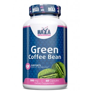 Екстракт зелених кавових зерен, HAYA LABS, Green Coffee Bean Extract 500 мг - 60 капс