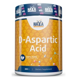 D-аспарагиновая кислота в порошке, HAYA LABS, Sports D-Aspartic Acid - 200 г