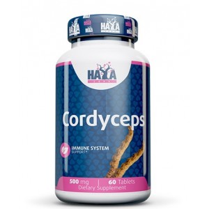 Екстракт грибного кордицепса (Кордіцепс), HAYA LABS, Cordyceps 500 мг - 60 веган капс