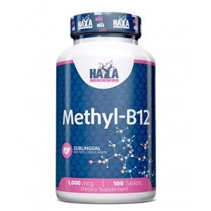 Вітамін В12 1000 мкг, HAYA LABS, Methyl B-12 1000 мкг - 100 таб