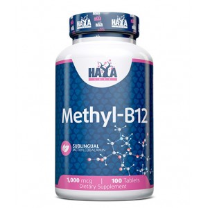 Витамин В12 1000 мкг, Haya Labs, Methyl B-12 1000 мкг - 100 таб