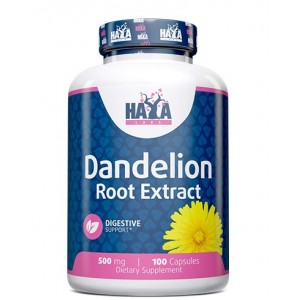 Экстракт корня одуванчика, HAYA LABS, Dandelion Root Extract (2% Flavonoids) 500 мг - 100 капс