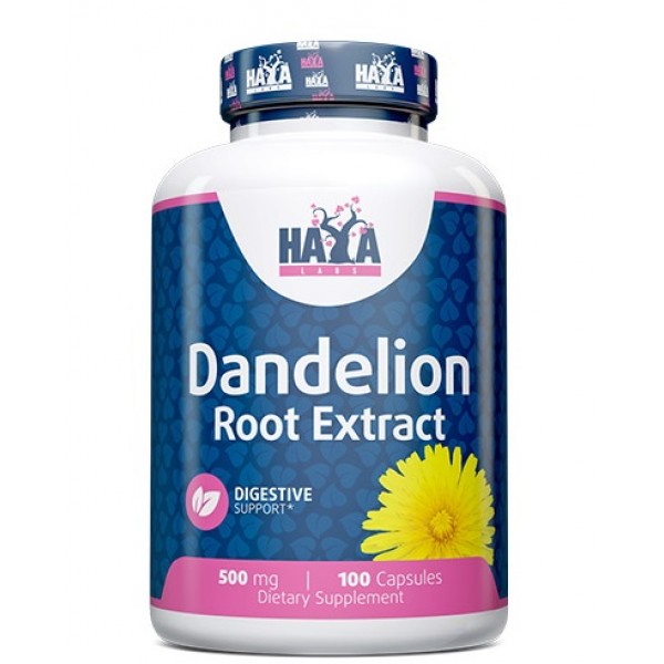 Екстракт кореня кульбаби, Haya Labs, Dandelion Root Extract (2% Flavonoids) 500 мг - 100 капс