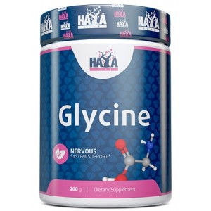 Амінокислота Л-гліцин в порошковій формі, HAYA LABS, Glycine - 200 г