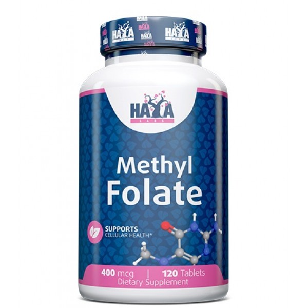 Метил Фолат, Haya Labs, Methyl Folate 400 мкг - 120 таб