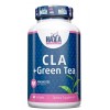 Конъюгированная линолевая кислота с зеленым чаем (ускоритель метаболизма), HAYA LABS, CLA + Green Tea - 60 гель капс