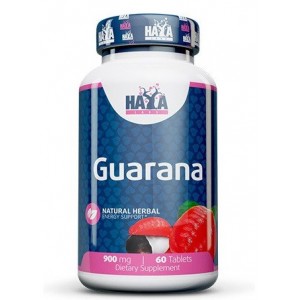 Гуарана Екстракт, HAYA LABS, Guarana 900 мг - 60 таб