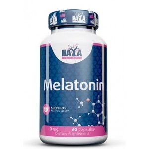Мелатонін 3 мг, HAYA LABS, Melatonin 3 мг - 60 капс